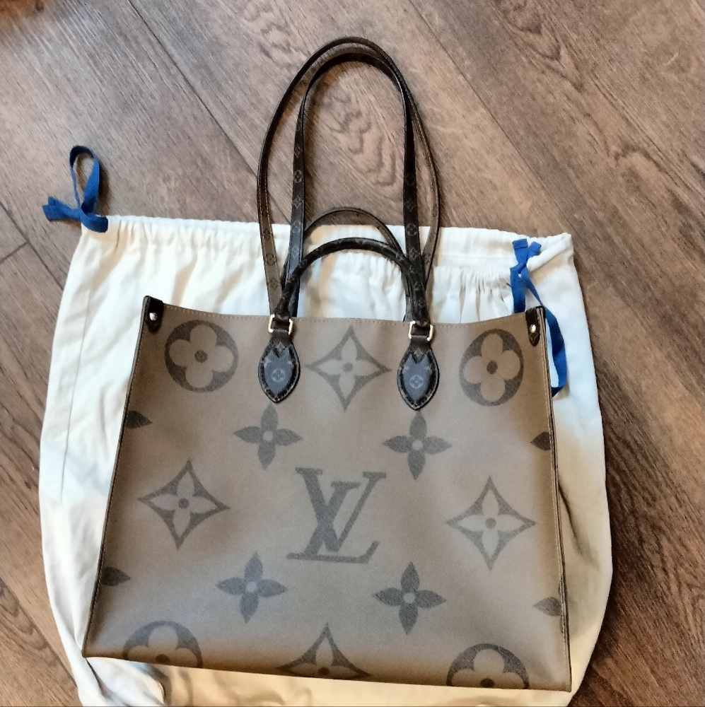 Louis Vuitton On-the-Go GM reverse monogram original design w/ Samorga o… - Picture 9 of 16